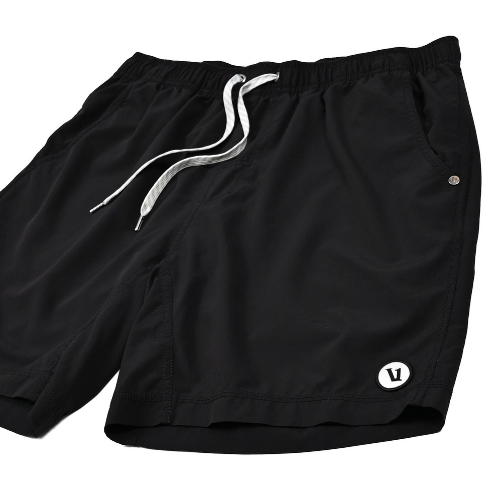 Vuori Kore Shorts Mens Large Lined Black Athletic Training Performance 7" V302